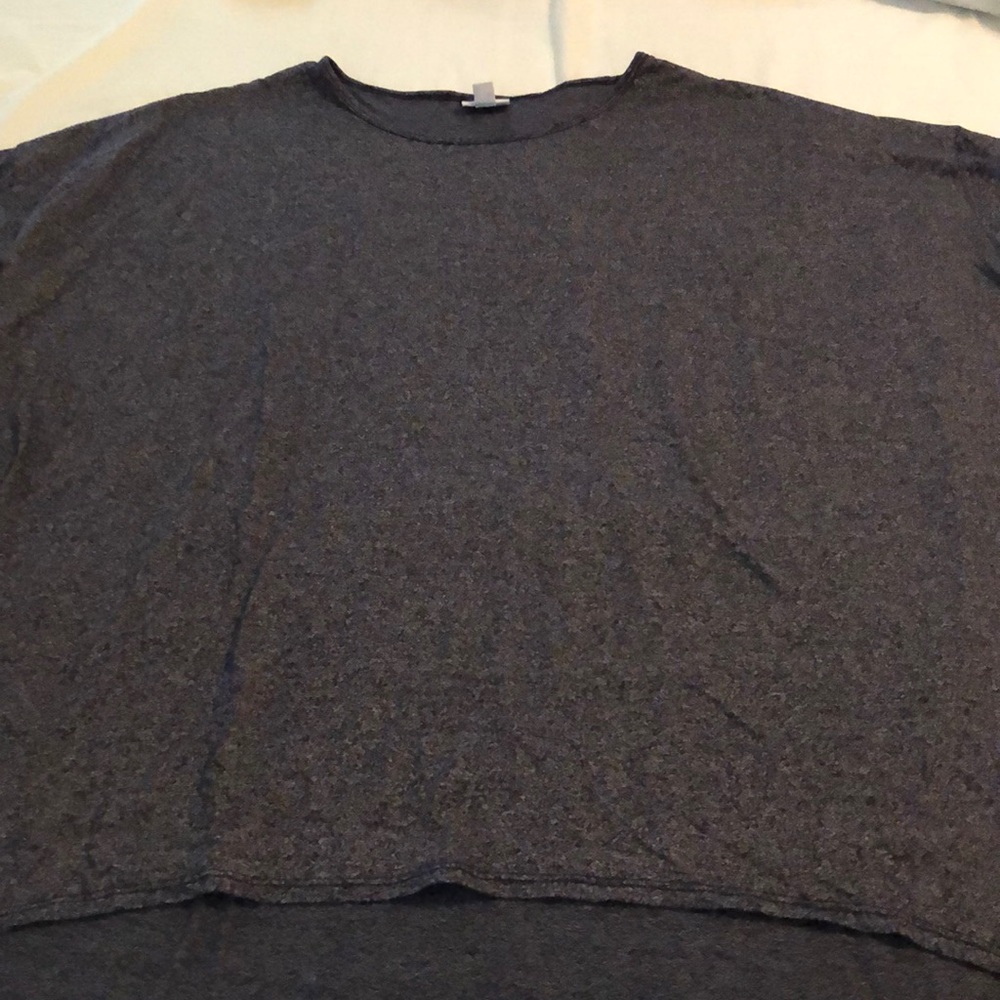 LulaRoe Irma heathered navy